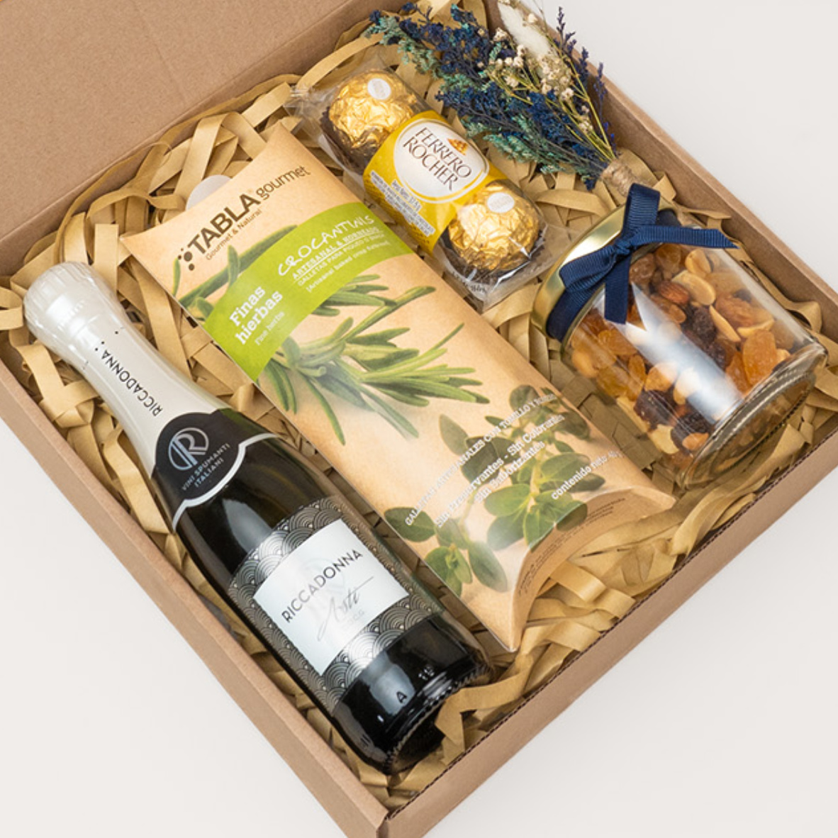 Box celebración con espumante para él