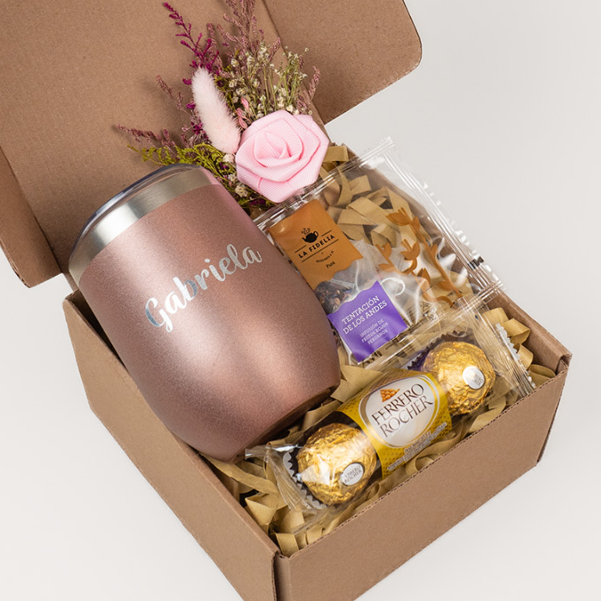 Box con mug personalizado para ella