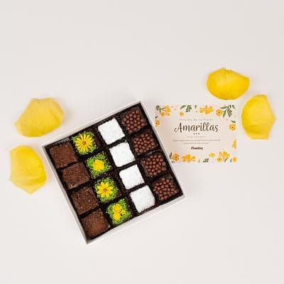 Brownies flores amarillas