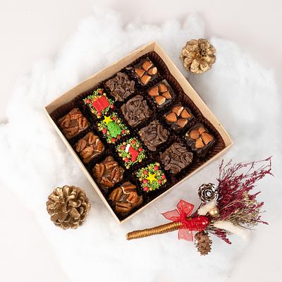 Brownies navideños premium